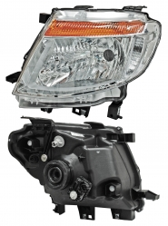 Par De Faros Ranger 2013-2014-2016 Fondo Cromado C/Motor Ty