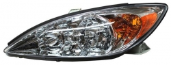 Par De Faros Camry 2002-2003-2004 Fondo Cromado Ty