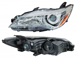 Par De Faros Camry 2015-2016-2017 Fondo Cromado Ty