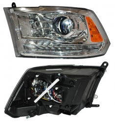 Par Faros Dodge Pu 2016-2017 Fondo Crom Luz/De Dia Adl