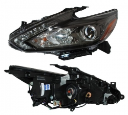 Par Faros Altima 2017 Fondo Negro Leds Adl