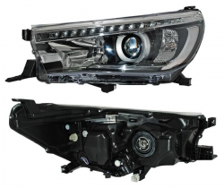 Par Faros Hilux 2019-2020 Leds C/Lupa C/Motor Adl