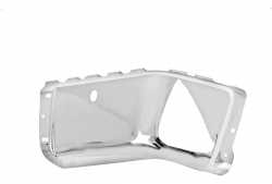 Aleron Defensa Trasero Cv Cheyenne/Silverado/Custom 07-13 Cromado C/Hoyo P/Sensor Der