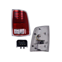 Calavera Derecha Dodge Ram Led F/Cromo 2019 Depo