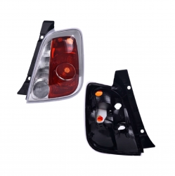 Calavera Derecha Fiat 500 Filo Cromo 2009 2010 2011 Depo