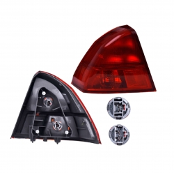 Calavera Izquierda Honda Civic Sedan Exterior Roja 2002 Depo