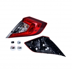 Calavera Derecha Honda Civic Sedan Led Exterior 2020 Depo