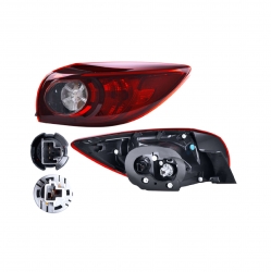 Calavera Derecha Mazda 3 H-Back Exterior 2017 2018 Depo