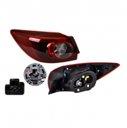 Calavera Izquierda Mazda 3 H-Back Led Exterior 2018 Depo