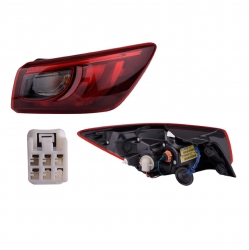 Calavera Derecha Mazda Cx3 Led Exterior 2022 2023 2024 Depo