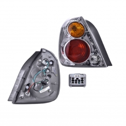 Calavera Izquierda Nissan Altima Transparente/Roja 2004 Depo