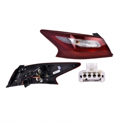 Calavera Izq Nissan Altima Exterior Roja/Gris 2017 2018 Depo