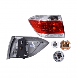 Calavera Izquierda Toyota Highlander 2011 2012 2013 Depo
