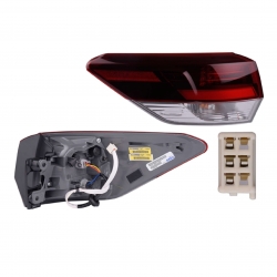 Calavera Izquierda Toyota Highlander Led Ext Obsc 2019 Depo