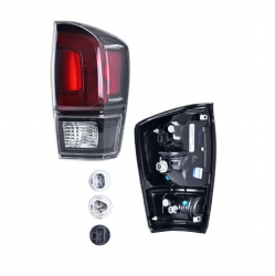 Calavera Derecha Toyota Tacoma Bisel Ngro/Crom 2023 Depo