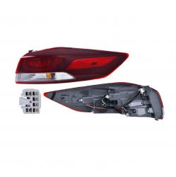 Calavera Derecha P/Hyundai Elantra Led Exterior 2018 Depo