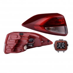 Calavera Izquierda P/Hyundai Tucson Led Exterior 2018 Depo