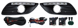 Par Parrilla Focus 2009-2010-2011 P/Faro C/Leds Jgo Ald