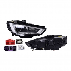 Faro Derecho Audi A3 Elec C/Motor C/Leds Y Xenon 2016 Depo