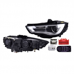 Faro Izq Audi A3 Elec C/Motor C/Leds Y Xenon 2015 2016 Depo