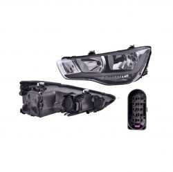 Faro Izquierdo Audi A1 Electrico C/Motor 2014 2015 Depo