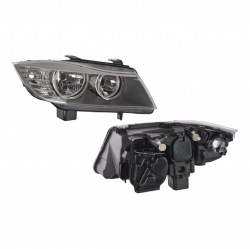 Faro Derecho Bmw Serie 3 Fondo Negro P/Halogeno 2012 Depo