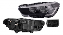 Faro Izq Bmw X1 Elec C/Motor C/Leds 2016 2017 2018 Depo