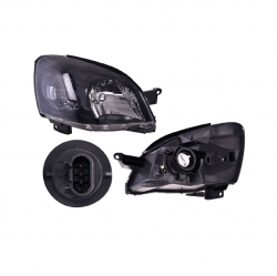 Faro Derecho Chevrolet Chevy Fondo Negro 2012 Depo