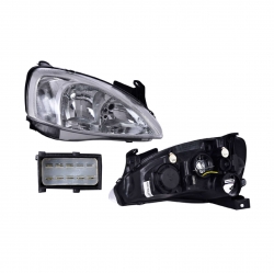 Faro Derecho Chevrolet Corsa P/Foco Halogeno 2002 Depo