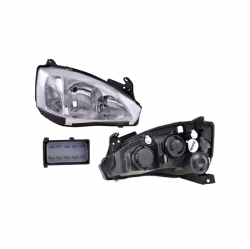 Faro Der Chev Corsa H-Back 5 Pin F/Cromo P/H1 Y H8 2007 Depo