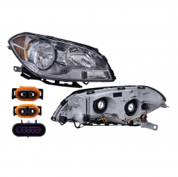 Faro Derecho Chevrolet Malibu Fondo Cromado 2012 Depo