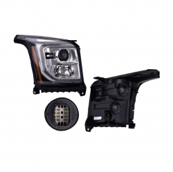 Faro Der Gmc Yukon Denali Lupa Negra C/Luz De Dia 2020 Depo