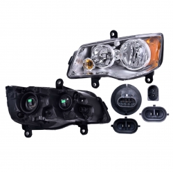 Faro Izquierdo Dodge Caravan P/Foco Halogeno 2019 2020 Depo