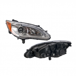 Faro Der Chrysler 200 Fondo Cromado C/Leds 2014 Depo