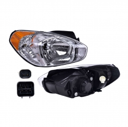 Faro Derecho Dodge Attitude Manual P/Halogeno 2010 2011 Depo