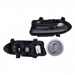 Faro Izquierdo Dodge Charger P/Foco Xenon 2017 2018 Depo