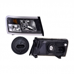 Faro Der Dodge Dakota F/Negro 2008 2009 2010 2011 2012 Depo