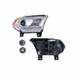 Faro Derecho Dodge Durango Fondo Cromado 2014 2015 Depo