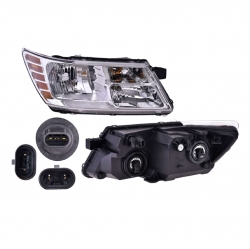 Faro Derecho Dodge Journey Fondo Cromado 2018 2019 2020 Depo