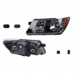 Faro Izquierdo Dodge Journey Fondo Negro 2018 2019 2020 Depo