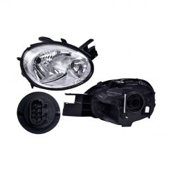 Faro Der Dodge Neon Fondo Cromado 2003 2004 2005 Depo