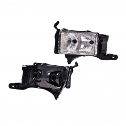 Faro Izquierdo Dodge Ram Liso C/Base 2000 2001 2002 Depo