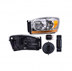 Faro Izquierdo Dodge Ram C/Franja 2006 2007 2008 Depo