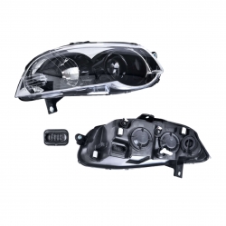 Faro Derecho Dodge Ram 700 F/Cromado/Negro 2019 2020 Depo