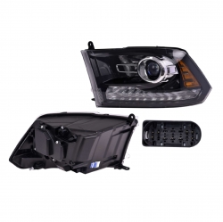 Faro Izq Dg Ram C/Lupa F/Negro P/Hb3 2019 Depo