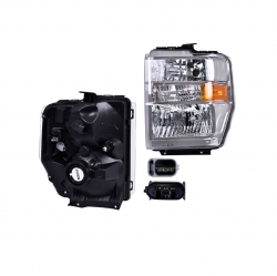 Faro Izquierdo Ford Econoline F/Cromo 2014 Depo