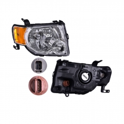 Faro Derecho Ford Escape Fondo Cromado 2011 2012 Depo