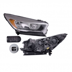 Faro Der Ford Escape F/Cromo Reflejante Ambar 2017 2018 Depo