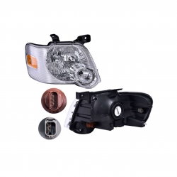 Faro Derecho Ford Explorer Fondo Cromado 2009 2010 Depo