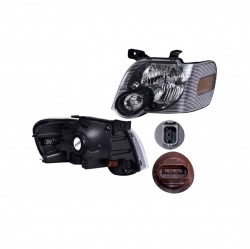 Faro Izq Ford Explorer Sport Track F/Negro 2010 Depo